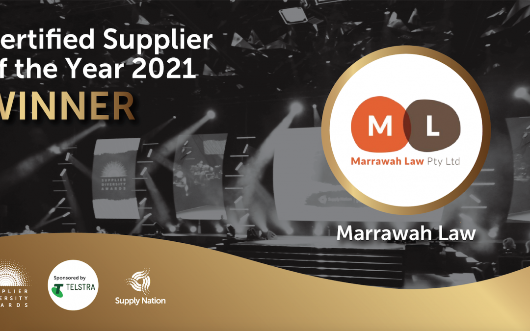 Marrawah Law wins big at Supply Nation Supplier Diversity Awards